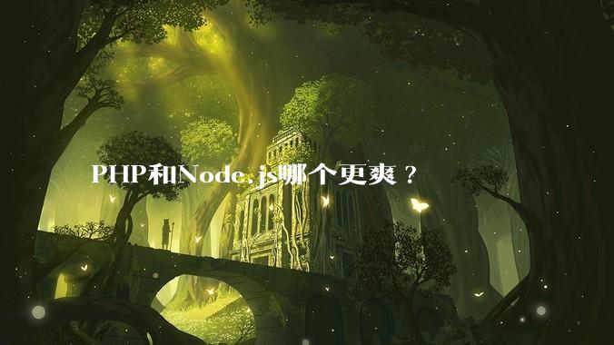 PHP和Node.js哪个更爽?